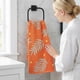 thumbnail image 2 of REGALWOVEN Toalla de Mano de Algodón Suave para Baño, Toalla Absorbente con Patrón de Hojas para Hogar, Cocina 29" x 13" Naranja 1 unidad, 2 of 7