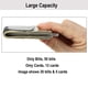 thumbnail image 4 of Monedero Lindenle Spring Steel - Pinzas para billetes, color negro, 4 of 6