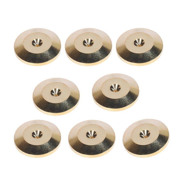 8x Universal Speaker Spikes Pads Mats Para Amplificador HiFi CD DVD Player Gold