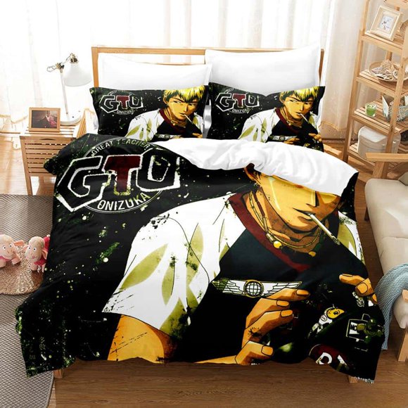 Fashion Anime Great Teacher Onizuka GTO Bedding Set Single Twin Full Size Bed Set Adult Kid Bedroom Duvet cover Sets Bed Sheets