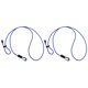 thumbnail image 2 of 2 Piezas Safety Kayak Paddle Leash Caña de pescar Cord Royal Blue, 2 of 5
