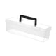 thumbnail image 4 of Caja De Herramientas Transparente Con Asa, Contenedor Para Llevar, Caja De Almacenamiento, Organizador, Color Negro, 30 X 9,3 X 9,3 Cm, 4 of 5