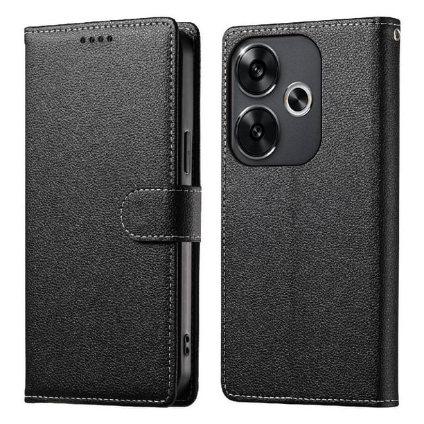 Funda para FOXDOCK Xiaomi Poco F6 5G– Cuero Premium, 3 ranuras para tarjetas, Protección contra impactos