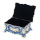 thumbnail image 5 of Rectángulo de la vendimia Baratijas Joyas Metal Regalo Organizador de almacenamiento Azul, 5 of 5