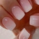 thumbnail image 1 of 24pcs Glossy Jelly Pink Gradient Press On Nails - Short Square False Nails for Women and Girls - Daily Wear, 1 of 2