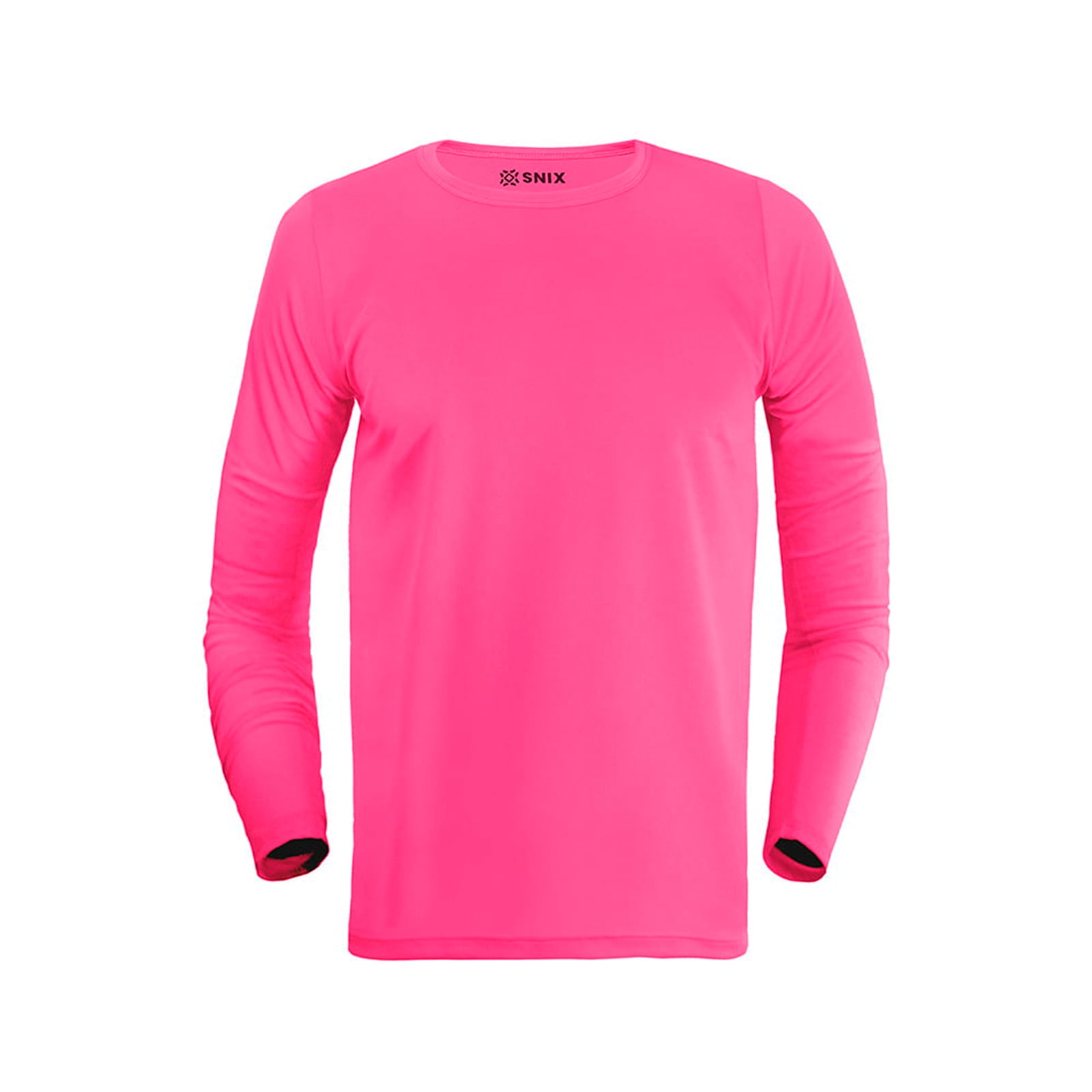 Snix - Polera Dry Fit Manga Larga Infantil Fucsia Talla 12