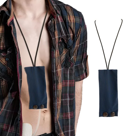 Soporte para catéter de diálisis peritoneal SHFGYG con cubierta para ducha y cordón tipo lanyard