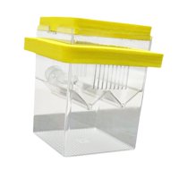 Ioensy - Hotadora De Caja De Aislamiento De Cría De Peces Flotantes Para Pescado Bebé De Camarones, Huevo De Pescado Amarillo