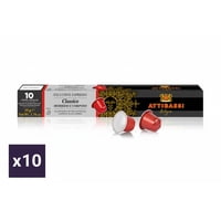 Pack Café En Cápsulas Classico Para Nespresso Attibassi 10 X 10 Un