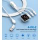 thumbnail image 3 of Cable de carga Bawanfa Plus 3 m 4‑en‑1 100 W blanco, 3 of 6