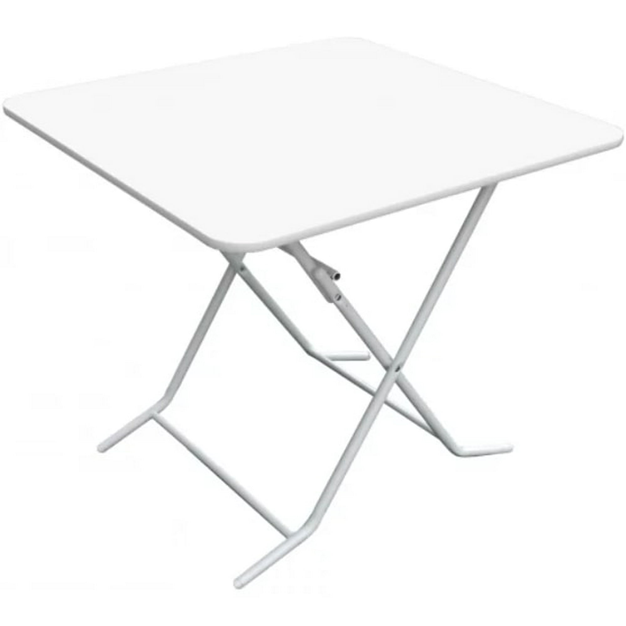 Agm - Mesa Plegable 83 Cuadrada Blanco