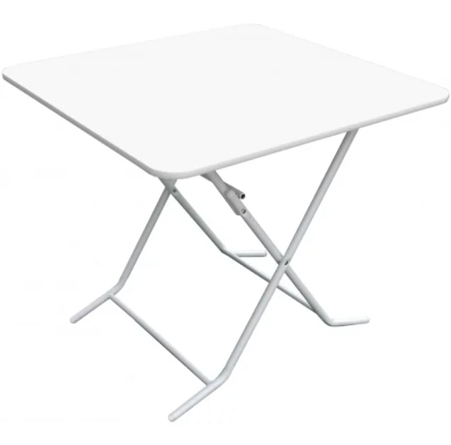 Agm - Mesa Plegable 83 Cuadrada Blanco