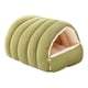 thumbnail image 4 of Cueva De Invierno Suministros Regalos Multiusos PP Algodón Cama Para Mascotas Refugio Para Gatos Verde Cálido M, 4 of 5