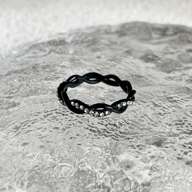1/4pcs Stylish Couple Ring Set for Men and Women - Perfect for Finger Jewelry and Gift Giving