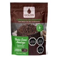 Cobertura Chocolate Semi Amargo 500G Golon