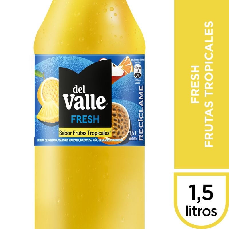 Néctar Fresh Frutas Tropicales Botella 1,5 L Del Valle
