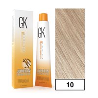 Gkhair - - Tintura Cream Color Permanente Vegana 100Ml + Oxidante - 10 Rubio Super Claro Platinado