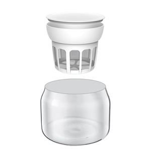 Magideal - Separador De Suero, Máquina Para Hacer Leche De Nueces, Colador De Alimentos, Filtro De Yogur Griego, Máquina Para Hacer Yogur, Postres Pequeños, Merm Botella Y Filtro