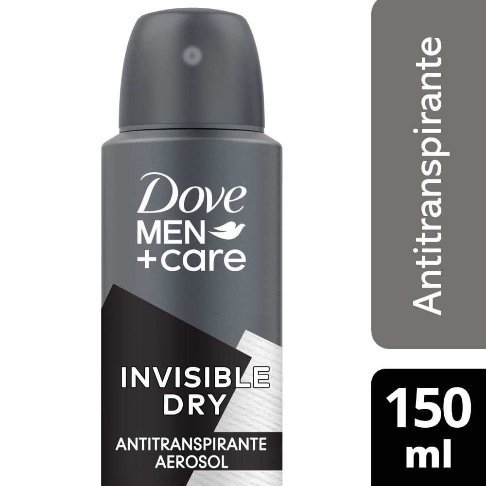 Desodorante Invisible Dry En Aerosol 150 ml Dove Men