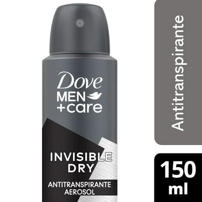 Desodorante Invisible Dry En Aerosol 150 Ml Dove Men