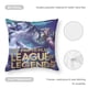 thumbnail image 5 of League of Legends Fundas de almohada de terciopelo con tema, regalos de funda de almohada, decoración para el hogar, cojín de lanzar, regalo de cumpleaños para fans y parejas.30*30cm., 5 of 6