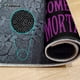 thumbnail image 2 of 1pc Haunted Mansion Door Mat Halloween Decor Bat Bath Mat Welcome Foolish Mortals Non-Slip Entrance Rug Carpet For RV Floor Washable Welcome Mat, 2 of 4