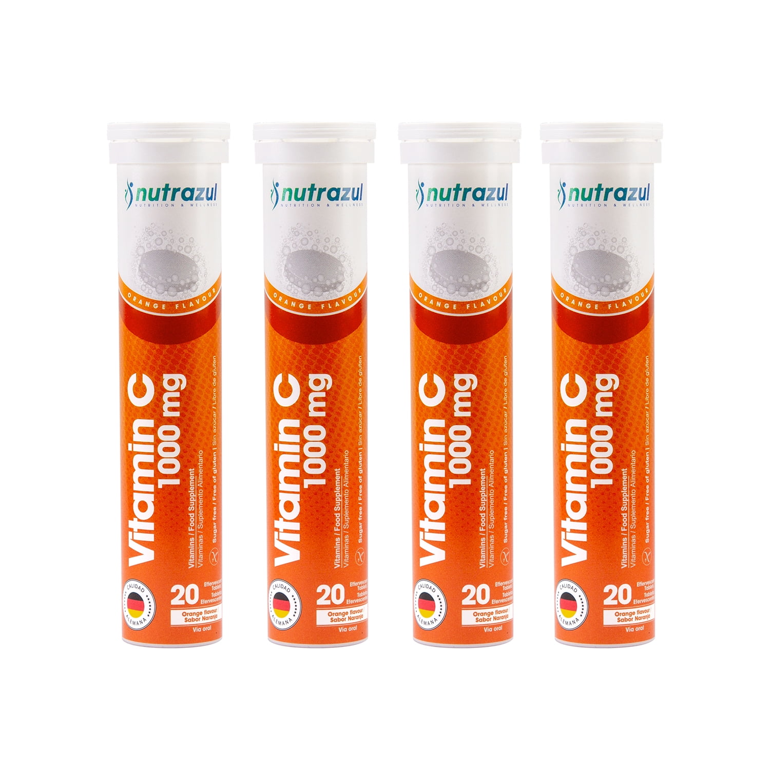 Nutrazul - Vitamina C 1000 Mg -pack 4 Unidades