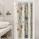 thumbnail image 1 of Transform Your Bathroom with our Botanical Watercolor Floral Shower Curtain Set - Includes 12 Hooks for Easy Installation!, 1 of 5