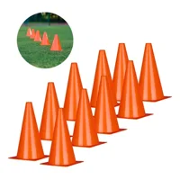 Linea Sport - 10 Conos De Entrenamiento Crossfit Multicolor/Trafico