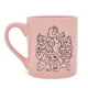 thumbnail image 1 of Taza de cerámica resistente a la cera con forma de princesa de Disney, color rosa, 414 ml, 1 of 3
