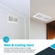 thumbnail image 4 of Cubierta de ventilación EZ-FLO, 10 x 4 pulgadas (abertura de conducto), color blanco, 4 of 6