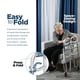 thumbnail image 4 of Walker Medical King Walkers para personas mayores de aluminio con 2 ruedas, 4 of 7