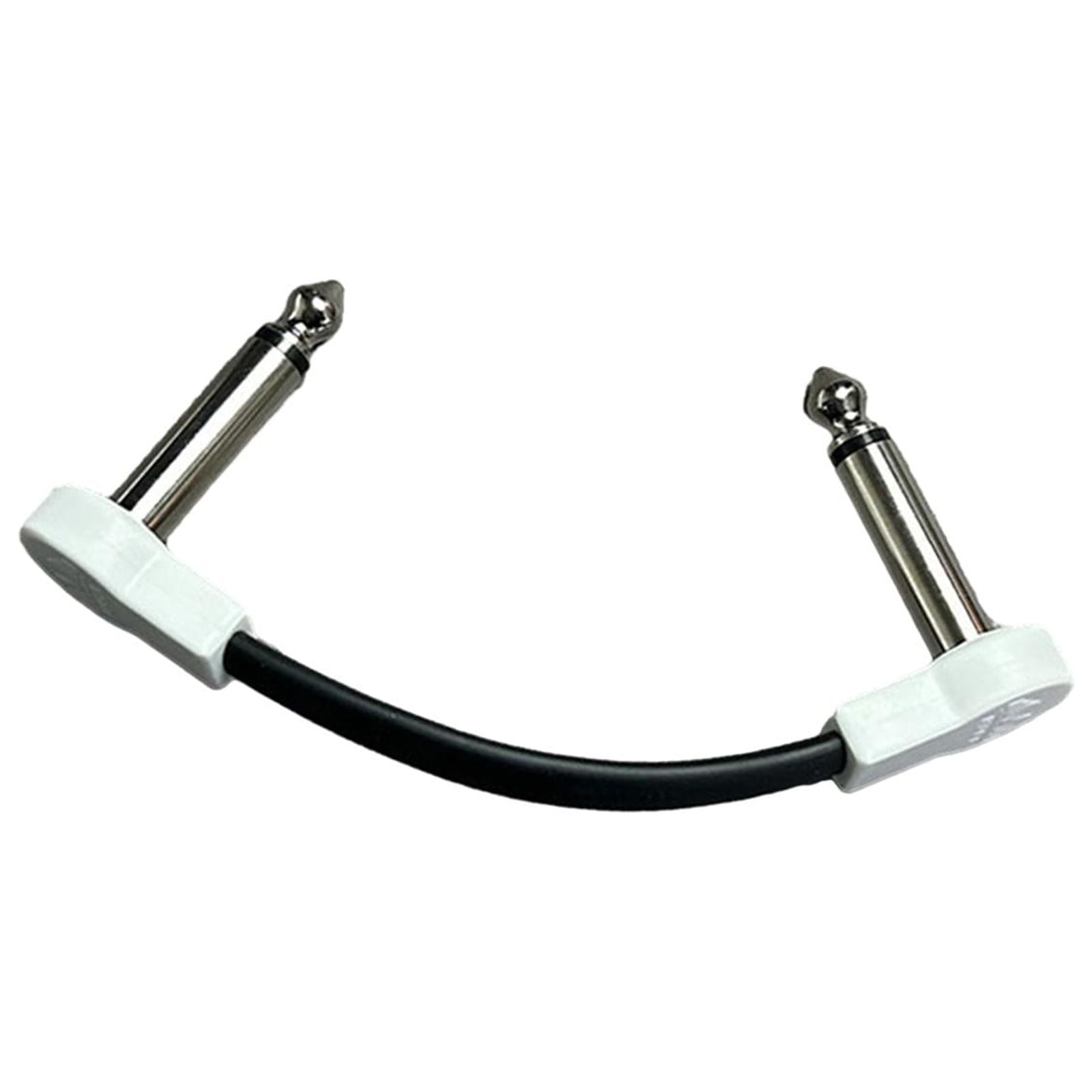 Bothyi - Cable De Conexión Para Guitarra, Pedal De Efectos De Bajo, Cable De Conexión Ts, Cable De Pedal De Efecto, 10cm, Blanco