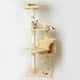 thumbnail image 3 of Rascador para gatos 1,15 metros de altura beige, 3 of 8