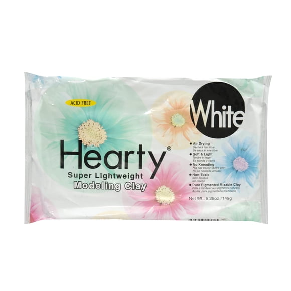 Clay Padico Hearty White, ligera, seca al aire, 149 g (149 ml)