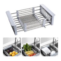 Genérico - Cesta Canasta Extensible Lavaplatos Escurridor Alimentos