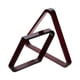 thumbnail image 2 of Juego de Estantes para Bolas de Billar Planas de 2 Piezas, Estantes para Bolas Triangulares, Sólidos para Accesorios, Suministros, Bolas Estándar, Jue Rojo, 2 of 5
