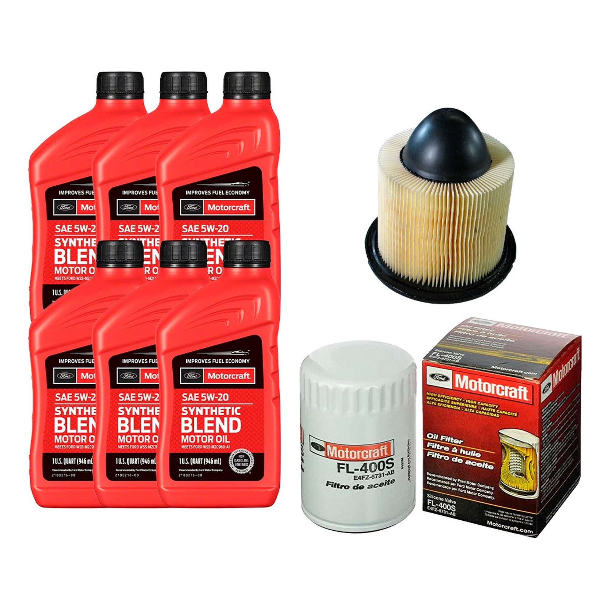 Kit Ford F150 Motorcraft Filtro Aceite+aire+aceite Motor 4,2