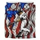 thumbnail image 2 of Jugador de béisbol americano - Juego de edredón personalizado, 2 of 3