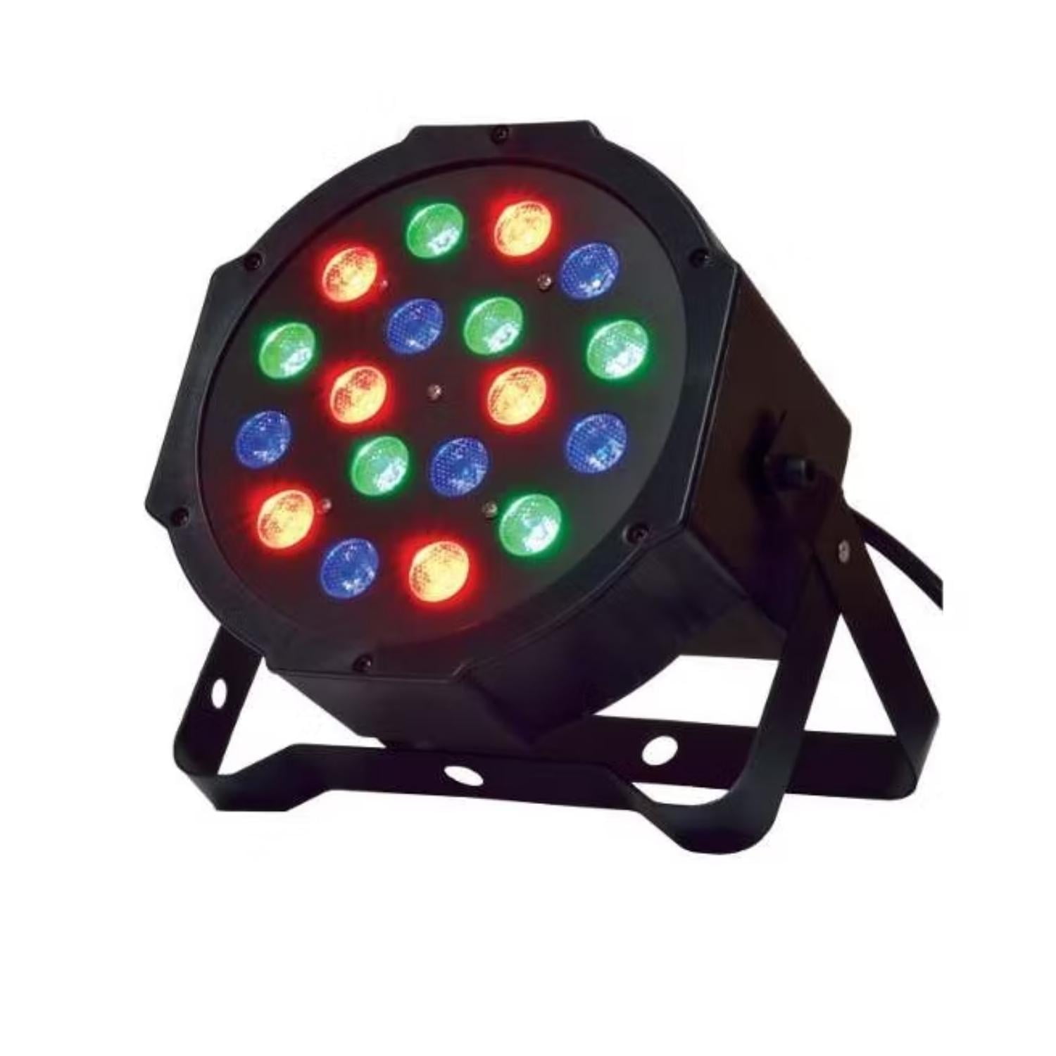 Importclick - Foco Luces Par 18 Led Rgb Dmx Fiesta Luces