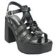 thumbnail image 3 of Sandalia Via Marte Mujer 23-11104 V Preto Casual, 3 of 5