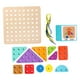 thumbnail image 1 of Juguete de cordones de madera, juguete de viaje de aprendizaje educativo, juguete de desarrollo, juego de cordones Montessori para niñas, niños, niños, 1 of 5