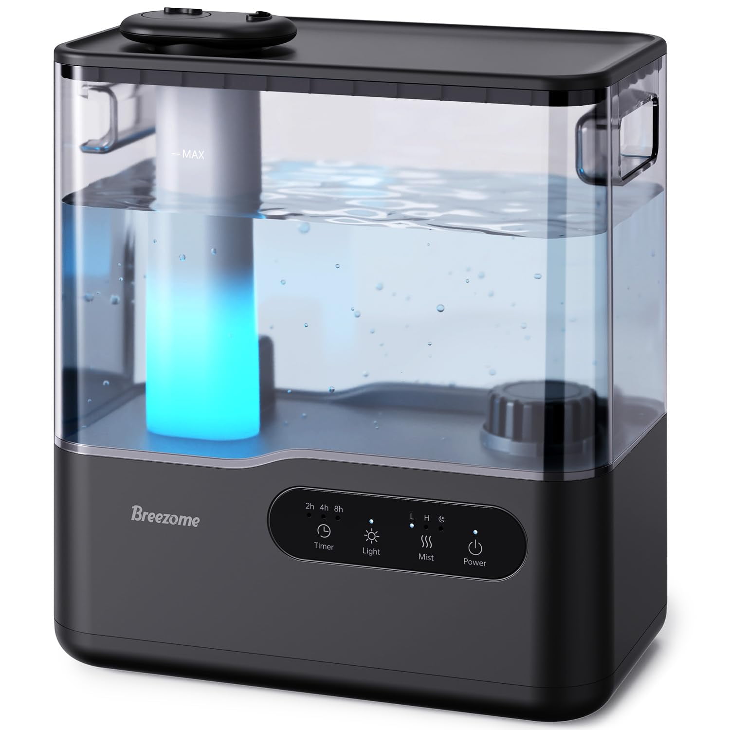 Humidificador Breezome De 5 Litros Para Dormitorio Y Habitación Grande Con Aceite Esencial