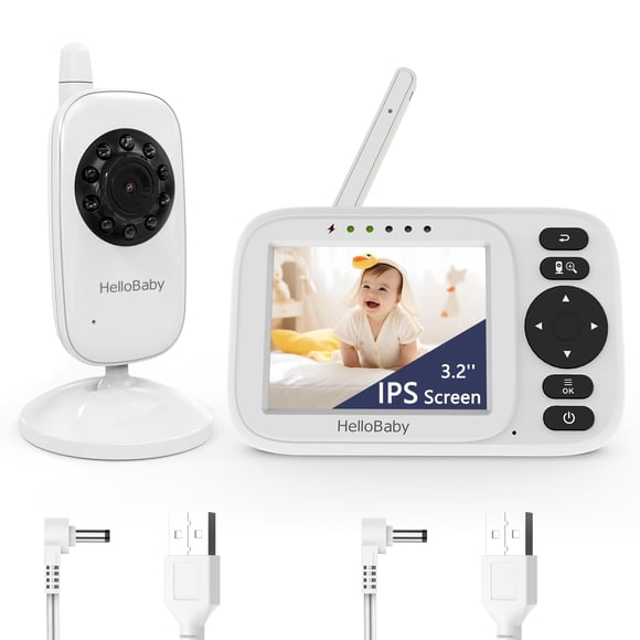 Monitor De Video Para Bebé Hb2438 Pantalla Ips De 3 2 Alcance De 305 M