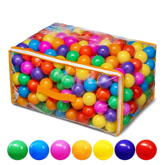 Ball Pit Balls Vanland para bebés y niños pequeños con bolsa de almacenamiento