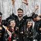 thumbnail image 3 of Cortinas metálicas plateadas para fiestas, paquete de 2, 3 of 3