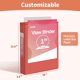 thumbnail image 2 of Binder SUNEE de 3 anillos de 1 pulgada, 6 unidades, sin PVC, para 8.5 x 11, 2 of 6