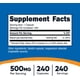 thumbnail image 2 of Suplemento Niacinamida 500 Mg 240 Cápsulas, 2 of 3