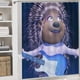 thumbnail image 5 of Sing película 3-theme 4-Piece Shower Curtain Set with Rugs, Waterproof Bathroom Decor Set Includes Bath Mat, U-Shaped Rug, Toilet Lid Cover and Curtain with Hooks, 5 of 6