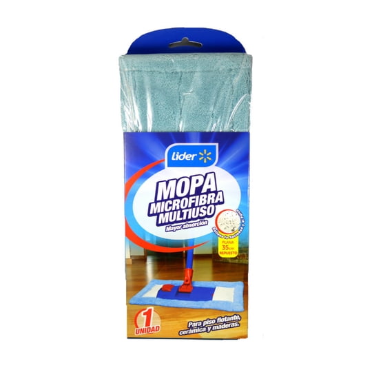 Mopa Plana Microfibra Multiuso Repuesto Lider